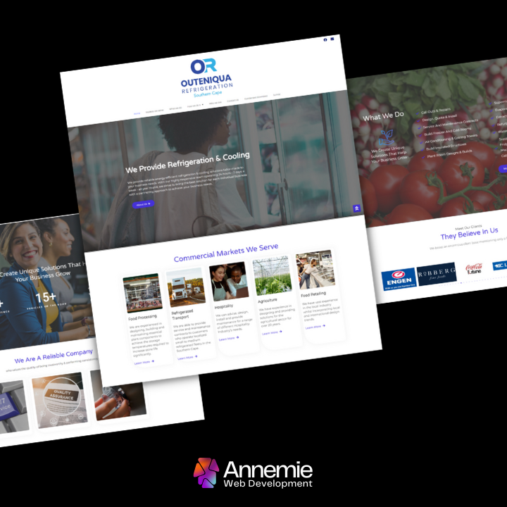 OREF Website Design - Annemie Web Development